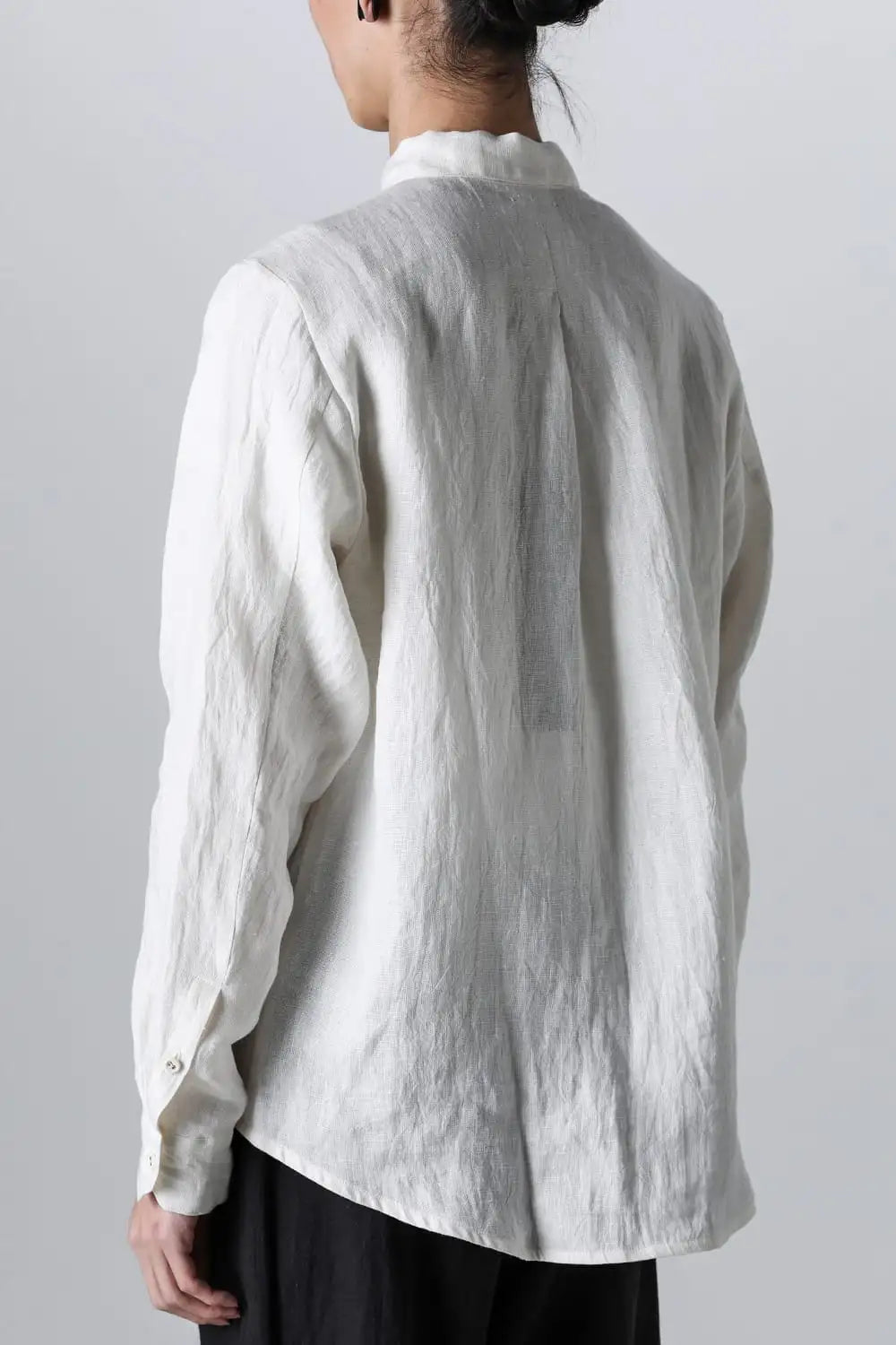 Yokeless Shirt Cadi linen