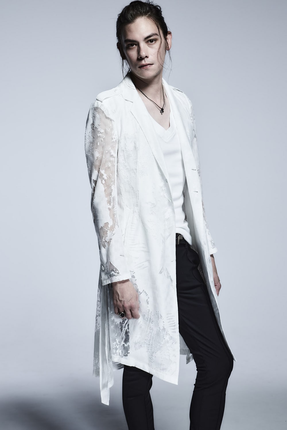 フレアー ジャケット ホワイト