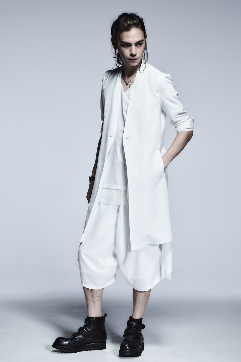 Saruel Loose Pants White