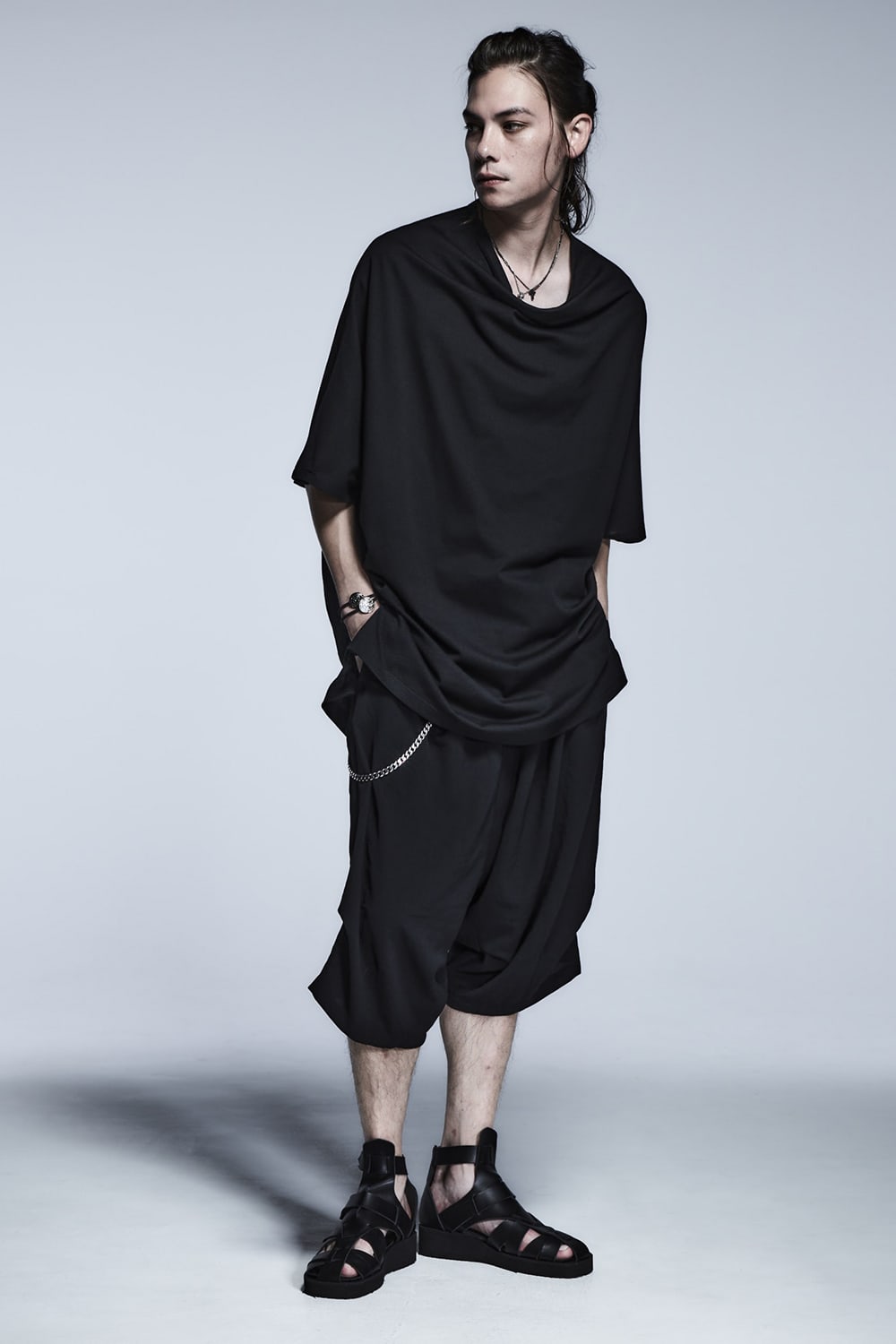 Saruel Loose Pants  Black