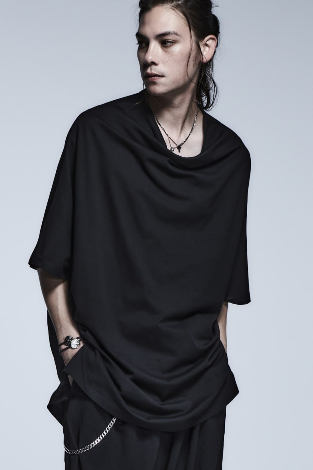 ルーズ ドルマン Tシャツ ブラック