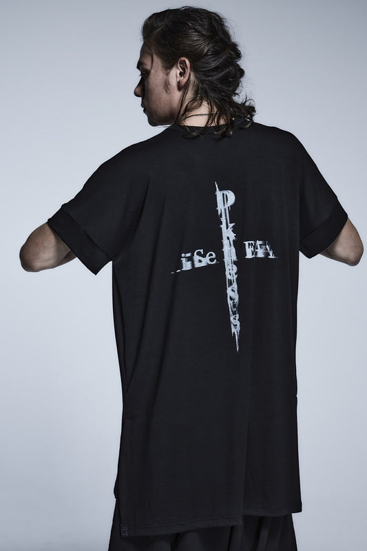 Drop Shoulder T-Shirts Black
