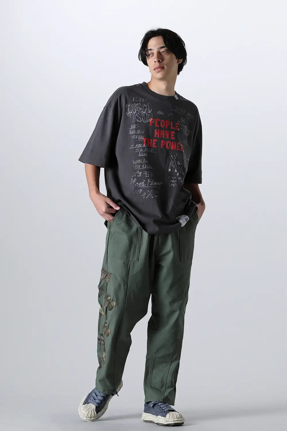 Distressed Tee Black