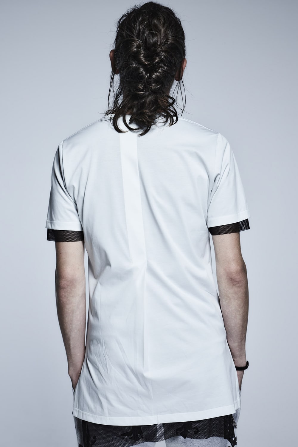 Layerd T-Shirts White×Black