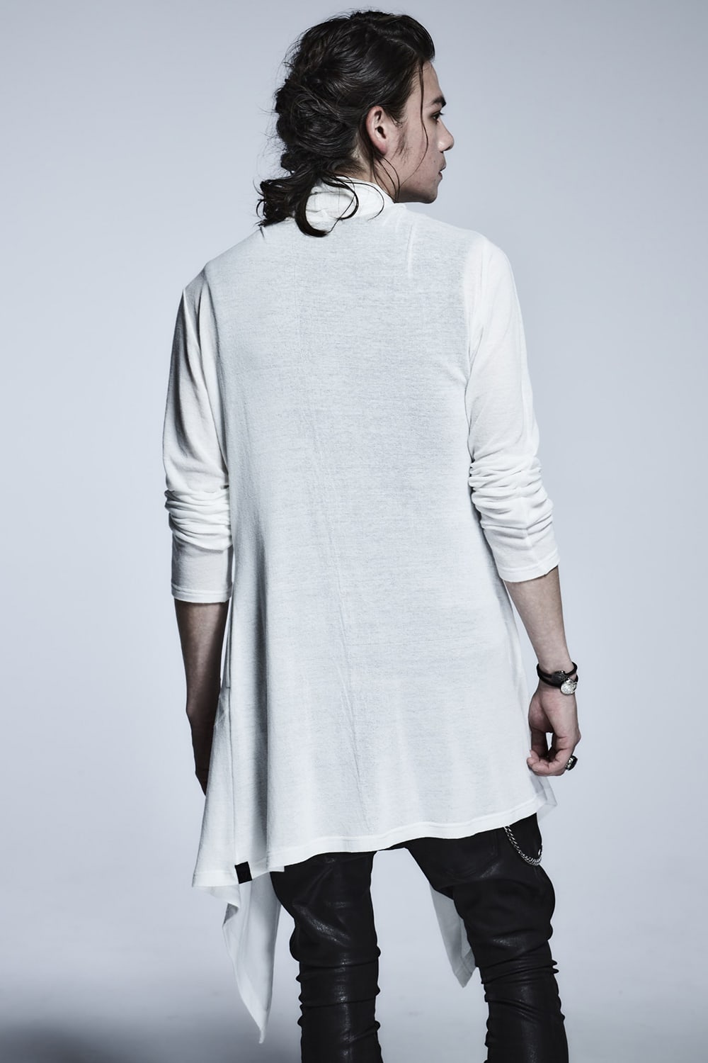 Shawl Cardigan White