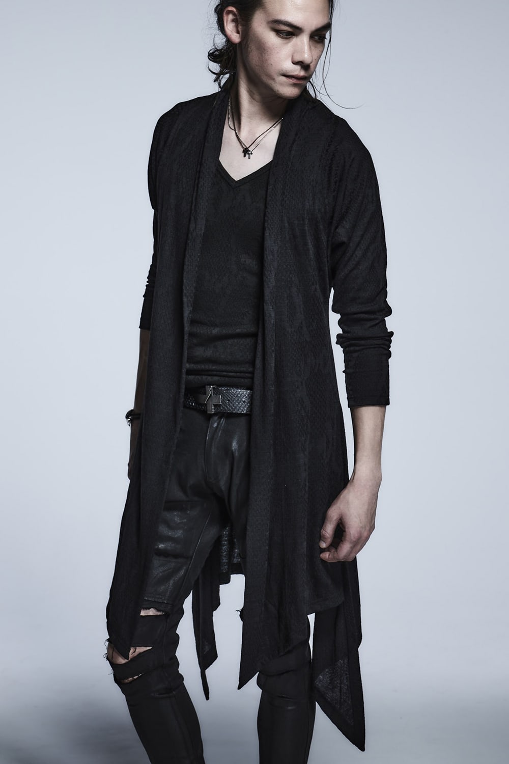 ドルマン フレアー カーディガン