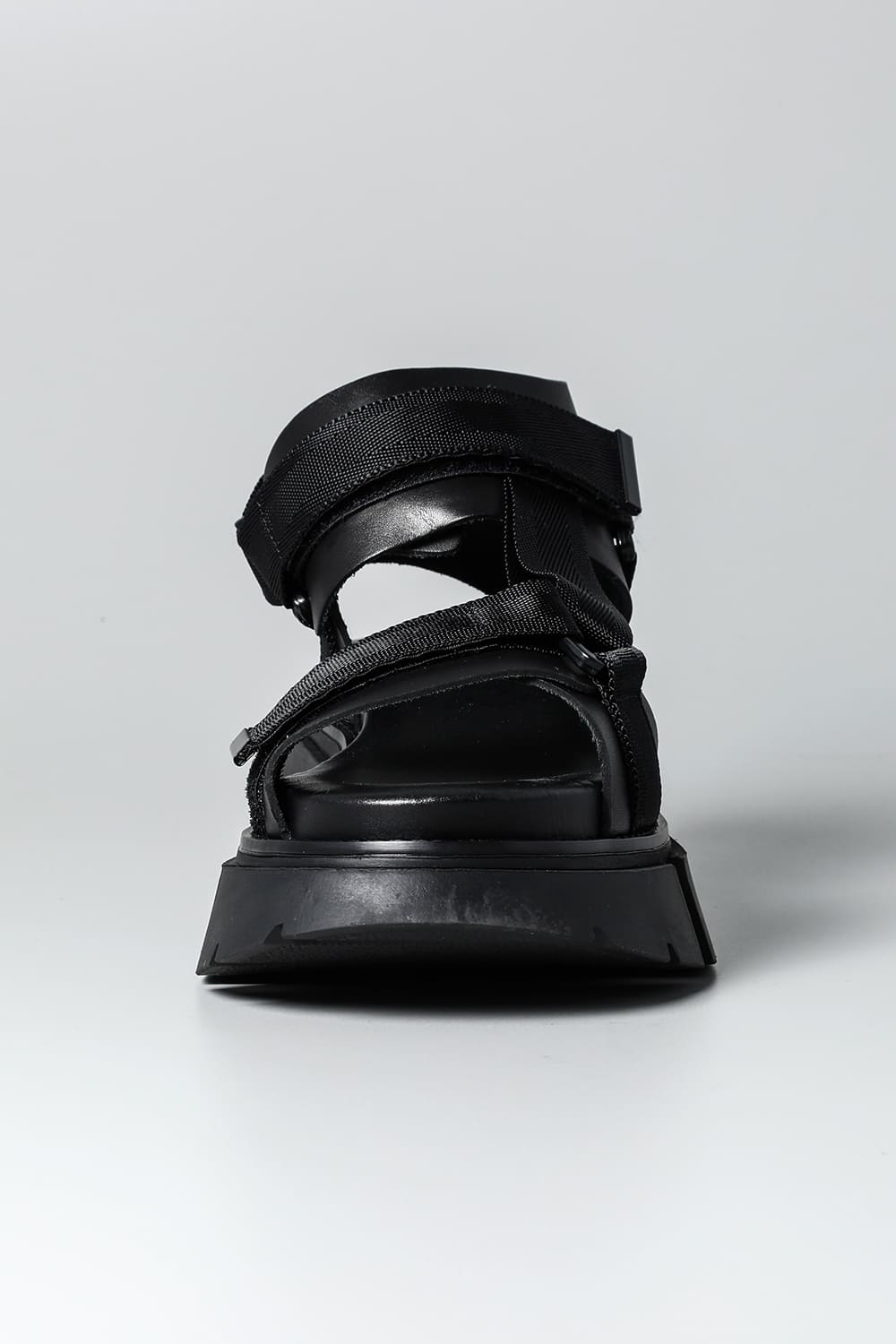 Poly Strap Over Sandal Black