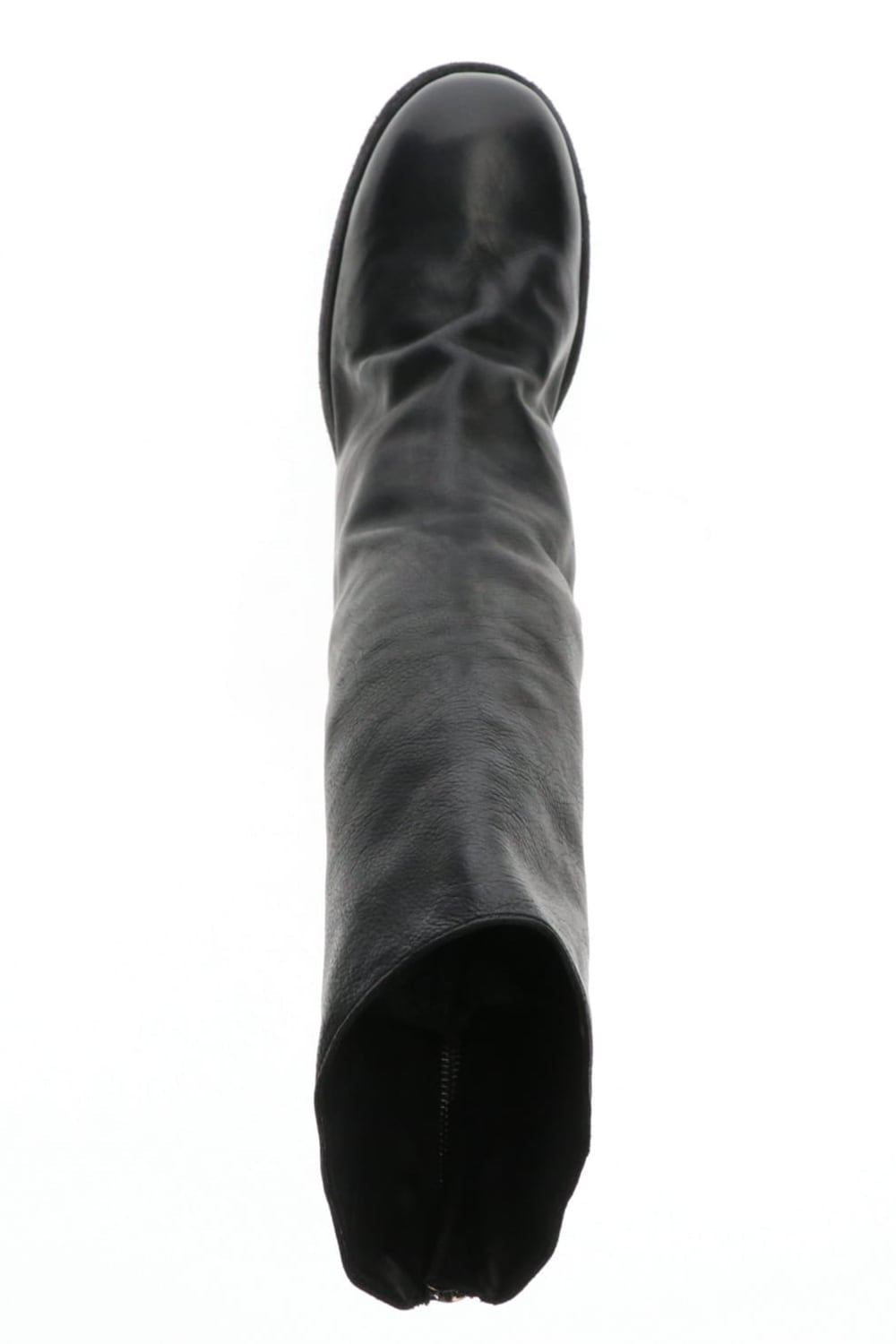 Long Back Zip Boots Calf Full Grain Leather