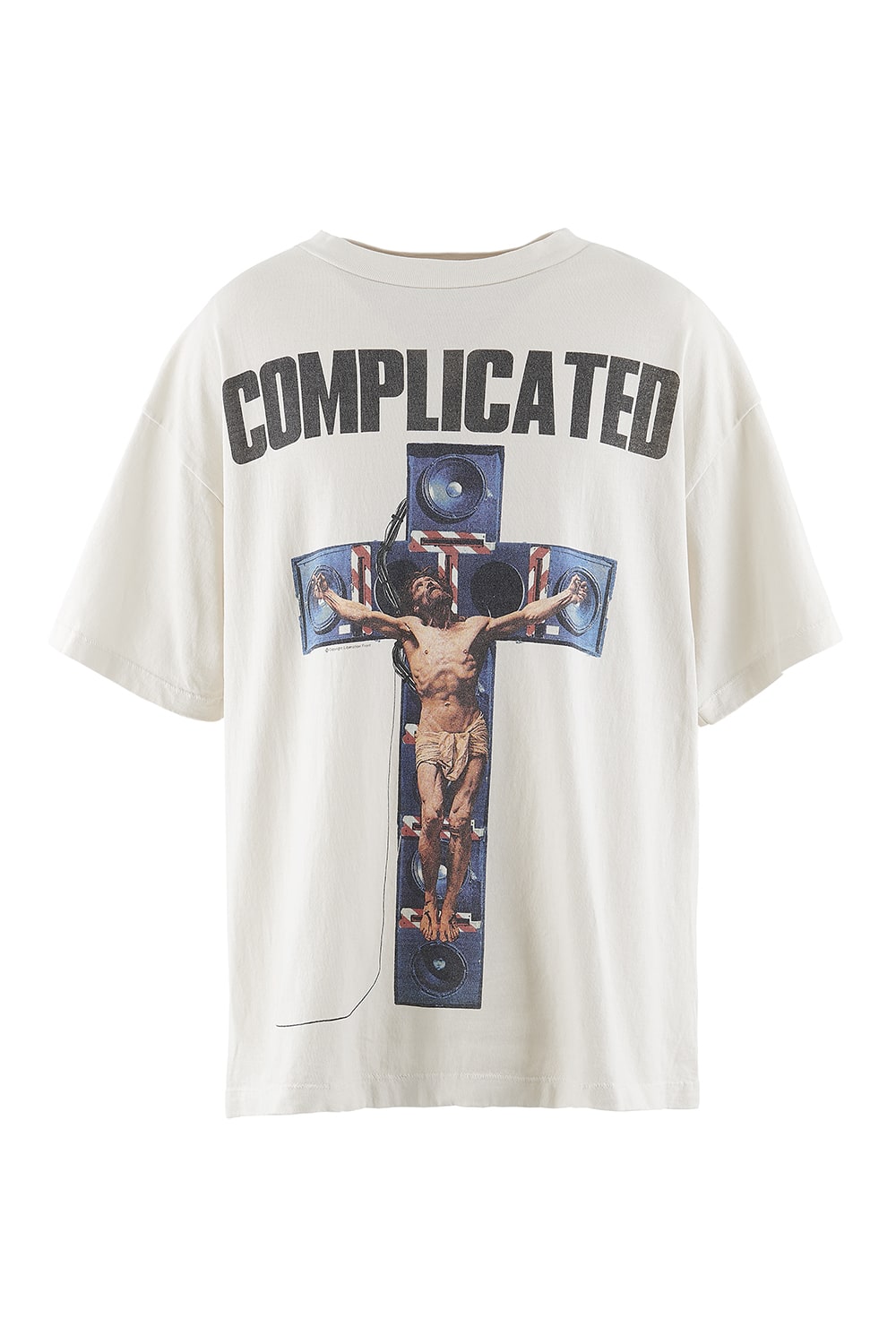 KOSUKE KAWAMURA × ©SAINT M×××××× COMPLICATED Short sleeve T-shirt
