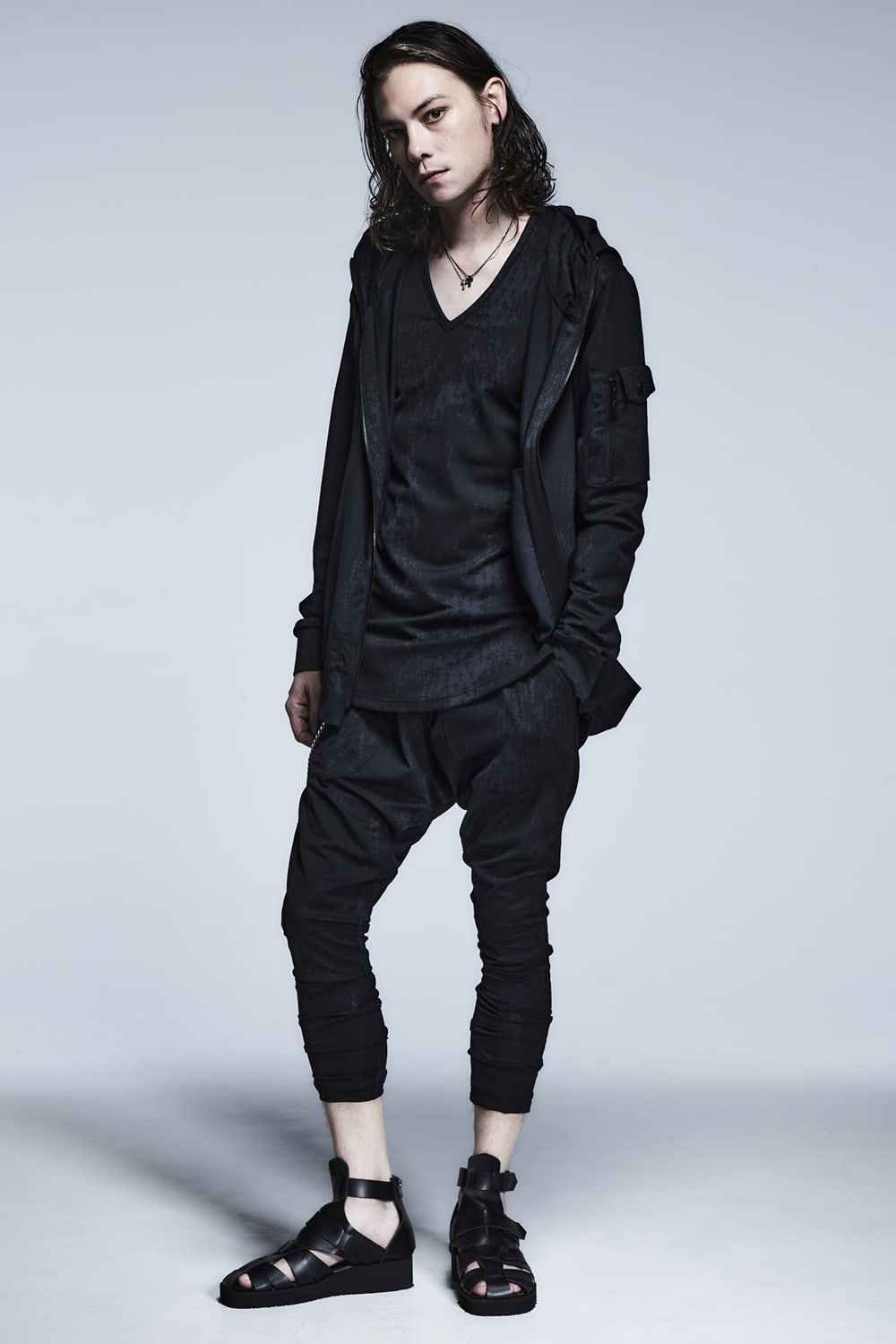 Cross Dot Sarrouel Jersey Pants
