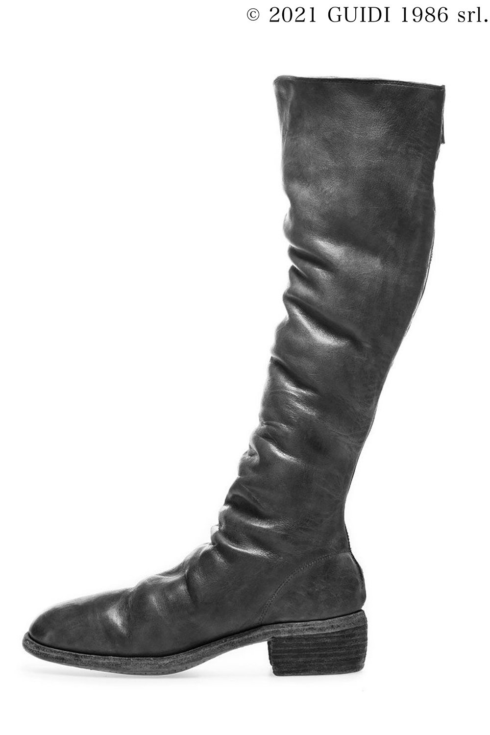 7910 - Back Zip Knee-High Boots