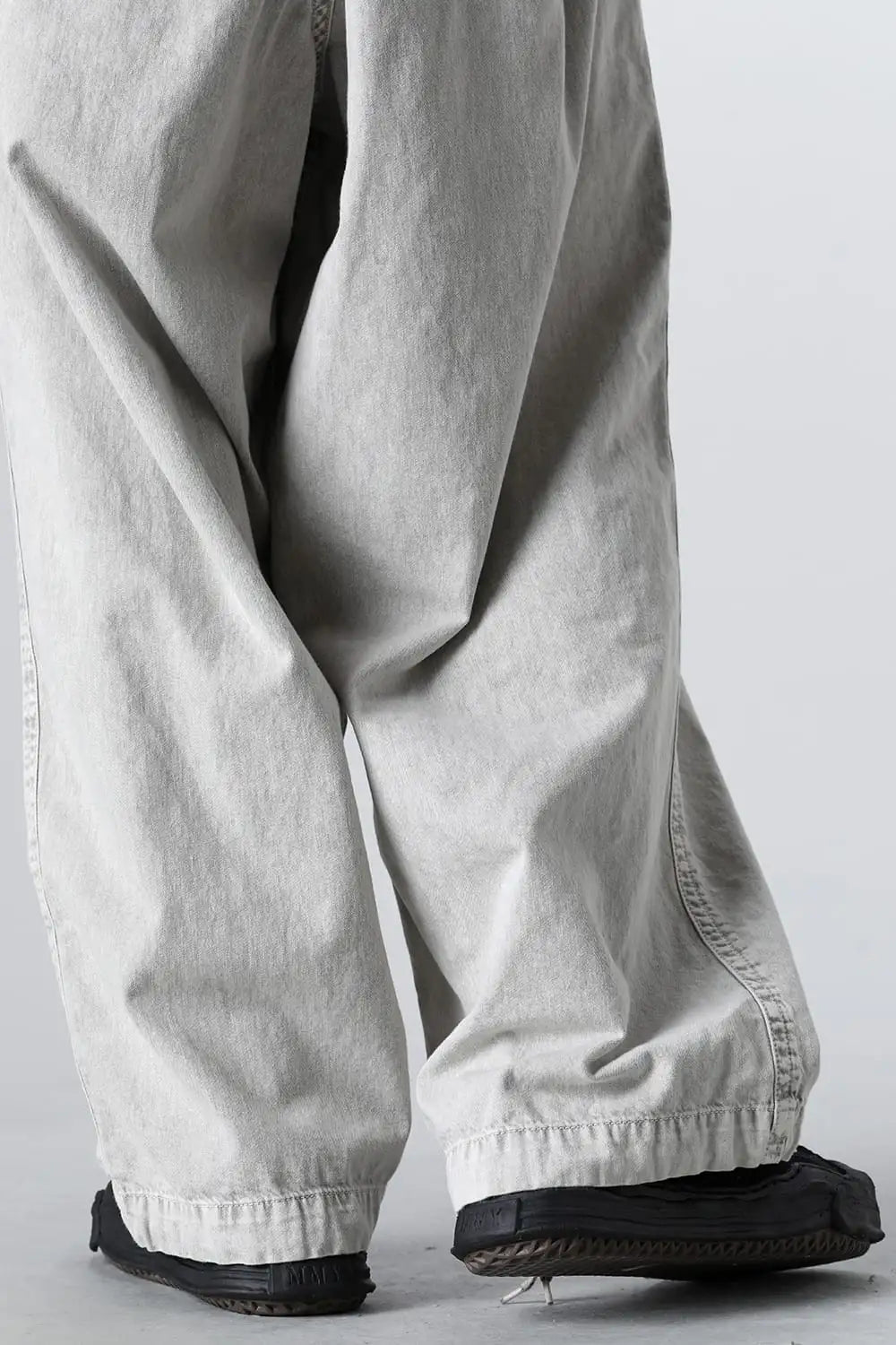 HANK Original sole Toe cap sneaker LOW canvas Black/Black