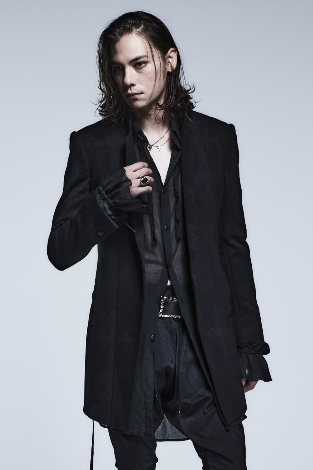 Stand Collar Jacket Black