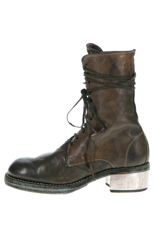 791 - Laced Up Long Army Boots