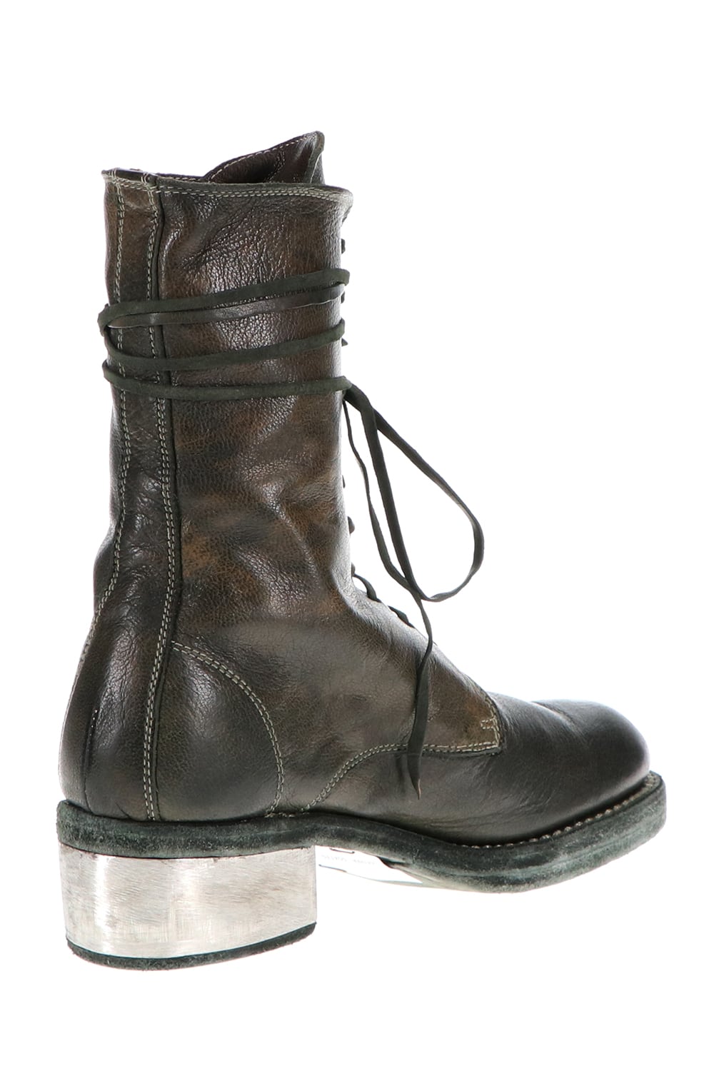 791 - Laced Up Long Army Boots