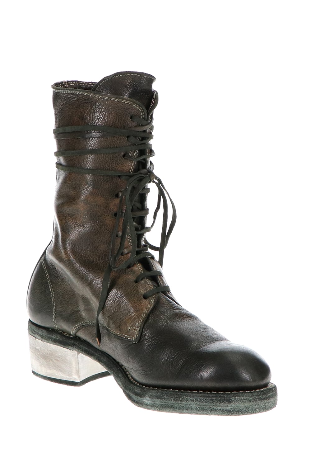 791 - Laced Up Long Army Boots