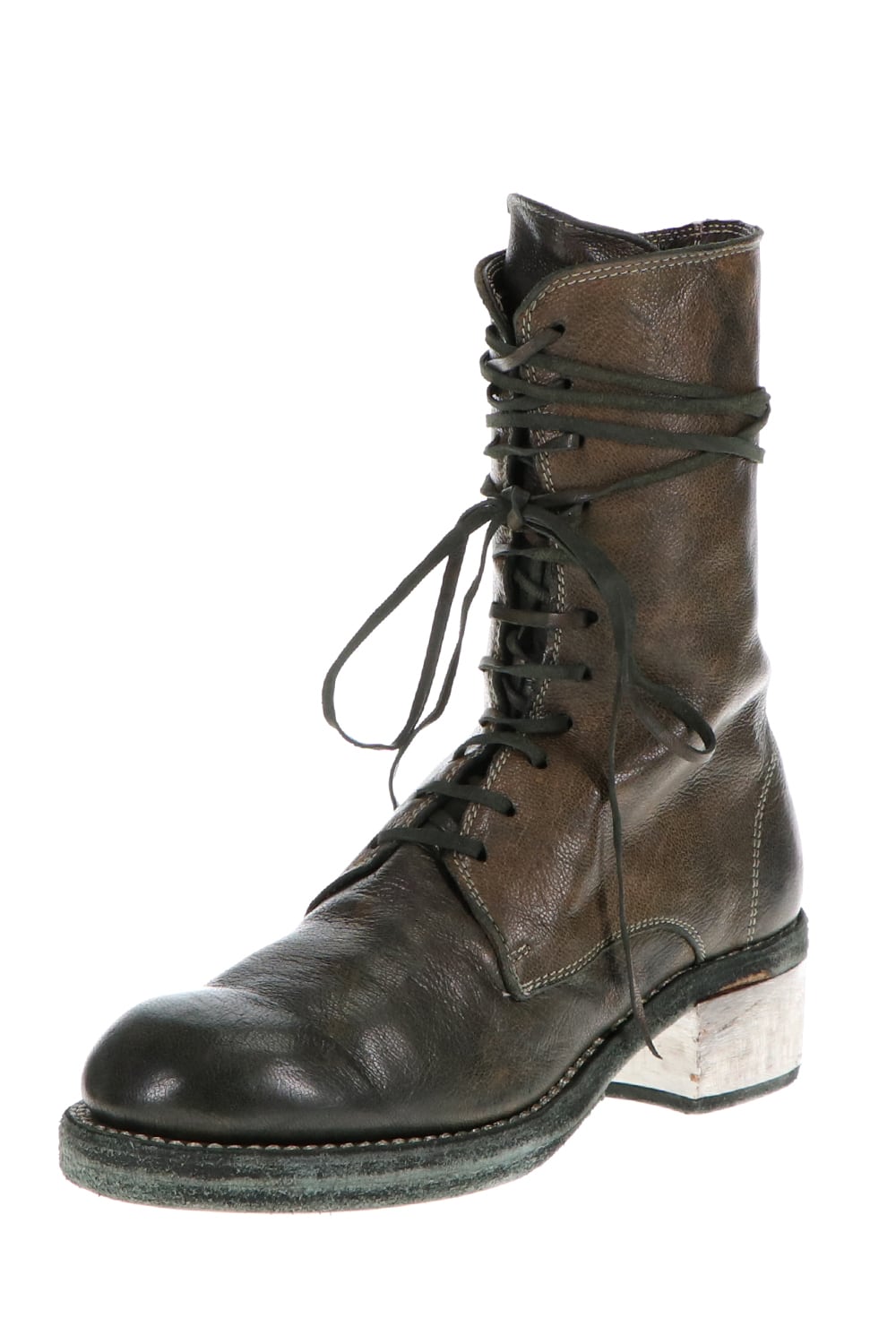 791 - Laced Up Long Army Boots