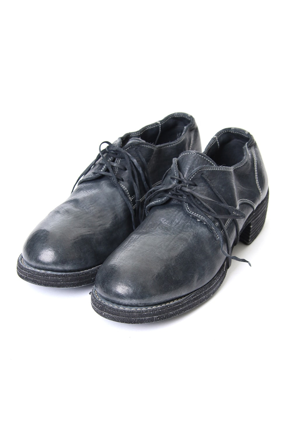 Classic Derby Shoes Double Sole - Horse Full Grain Leather