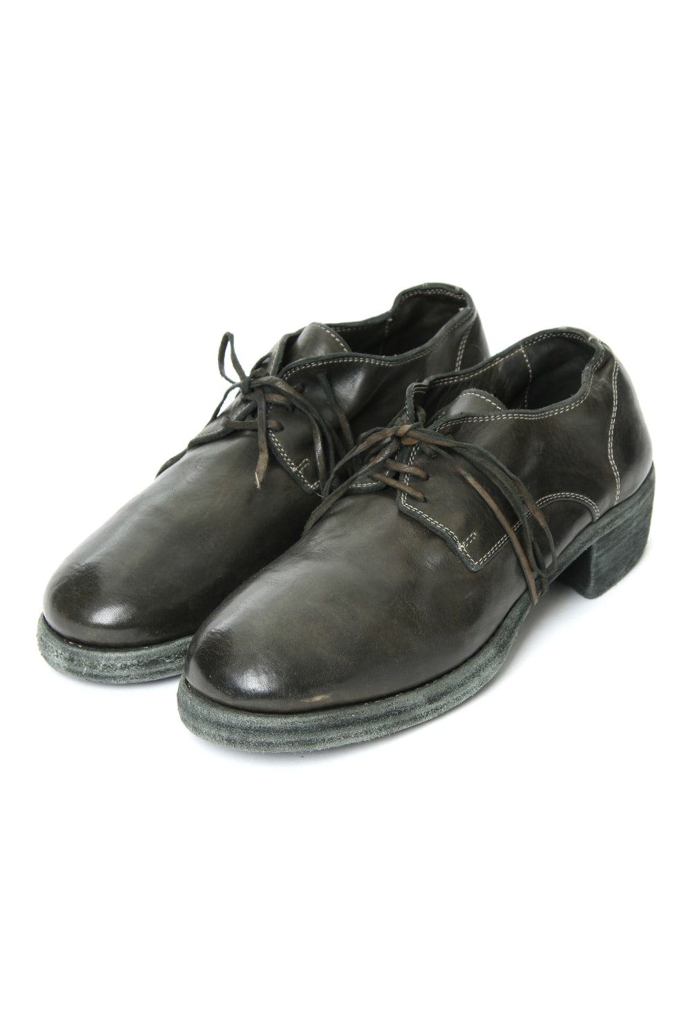 Classic Derby Shoes Double Sole - Horse Full Grain Leather