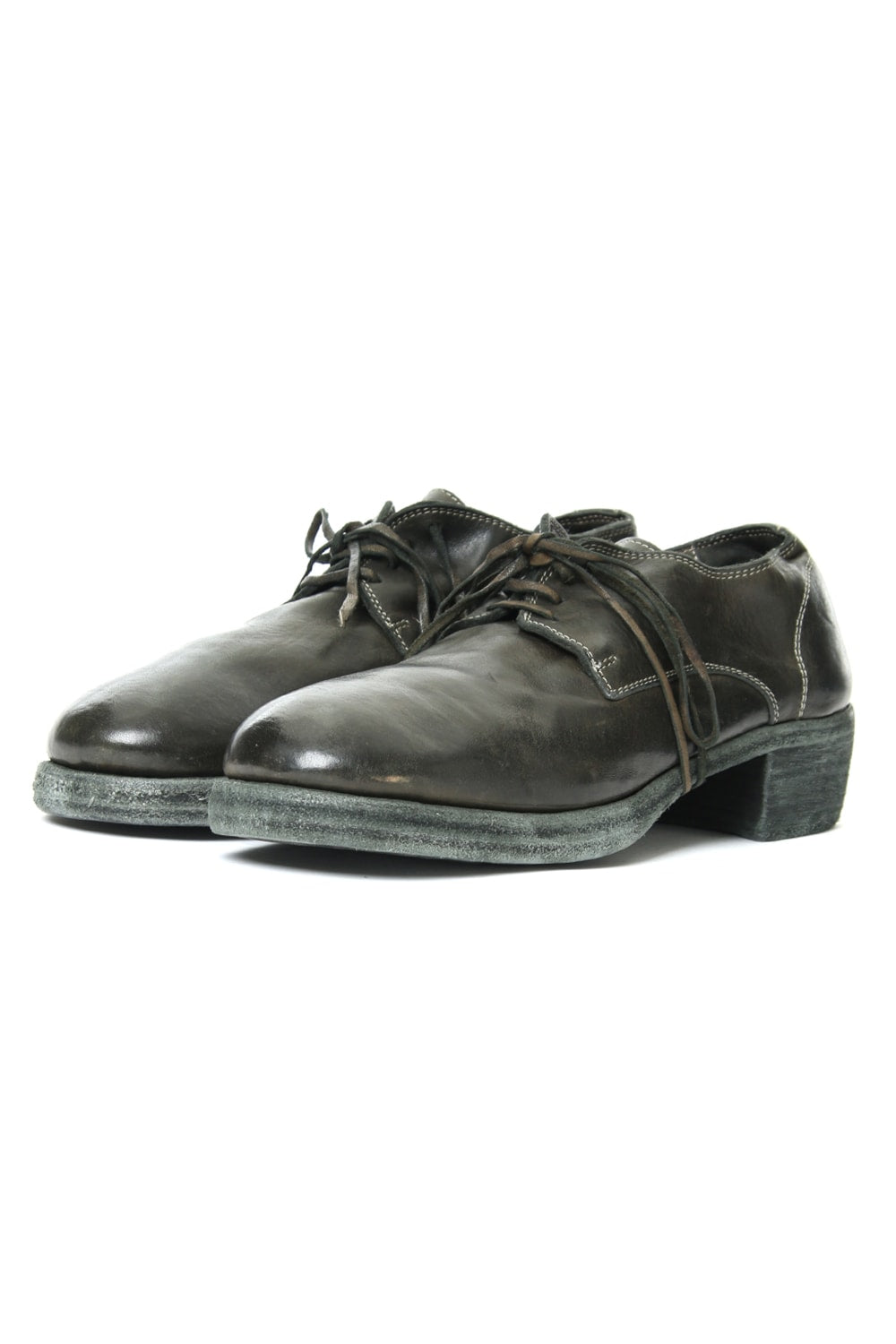 Classic Derby Shoes Double Sole - Horse Full Grain Leather