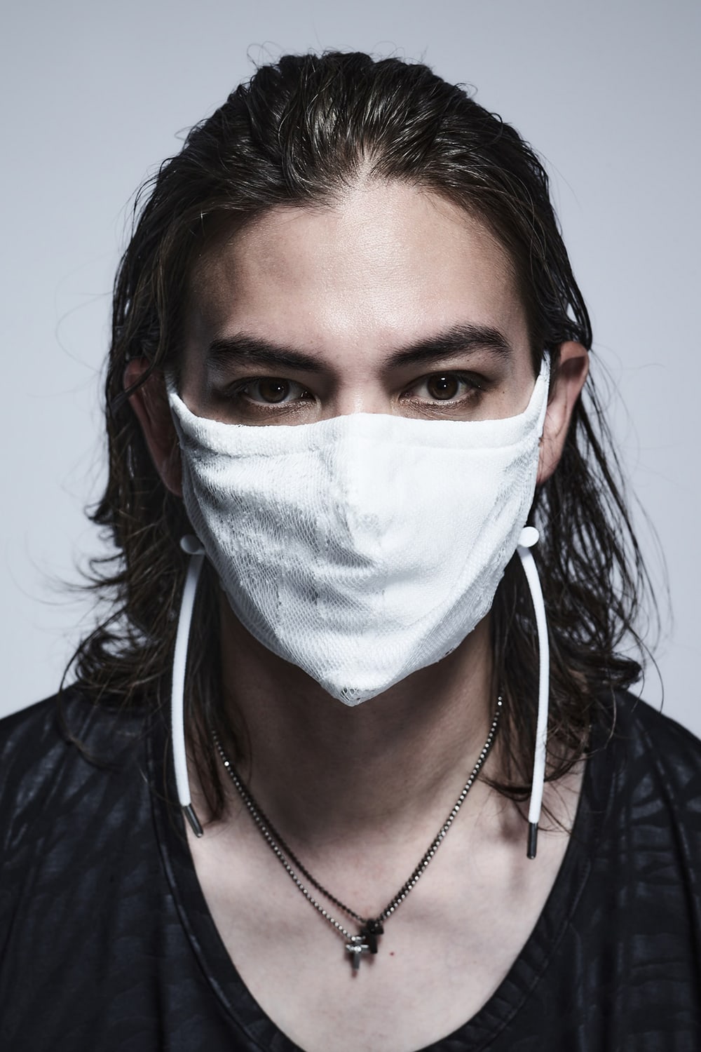 Opal Lace Face Cover White