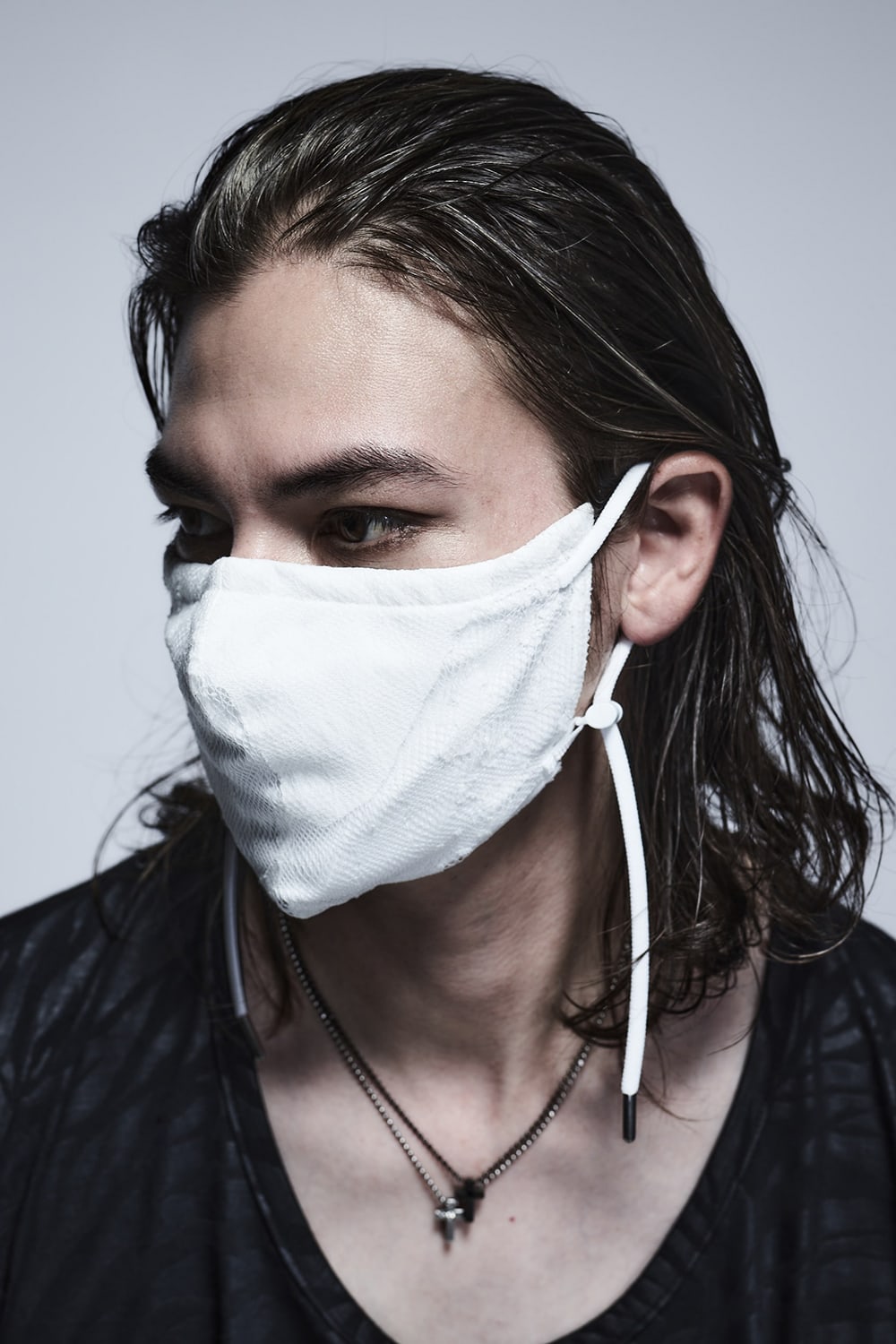 Opal Lace Face Cover White