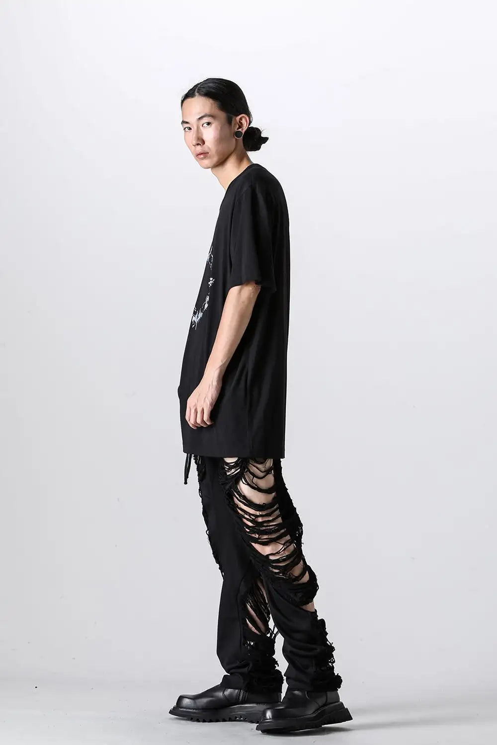 Cotton/Modal Jersey Regular T-shirt Black