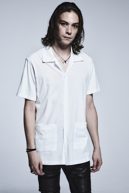 PullOver KAIKIN Shirts(Skull Print) White