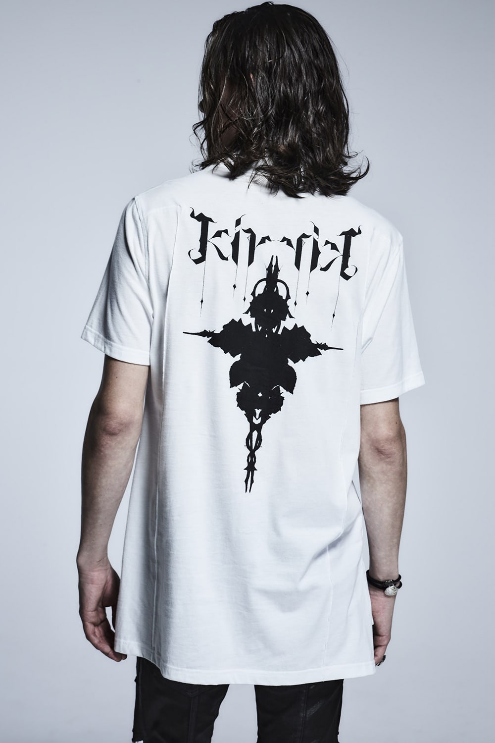 プルオーバー カイキン シャツ(シャドー ローズ プリント) White