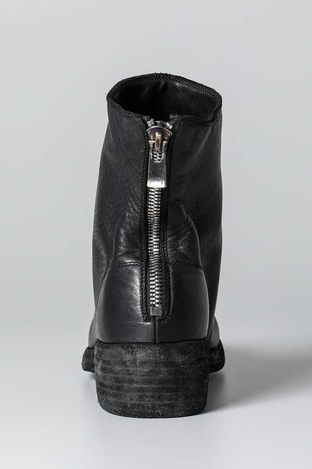 Short Back Zip Boots - Horse Full Grain Leather - 796Z