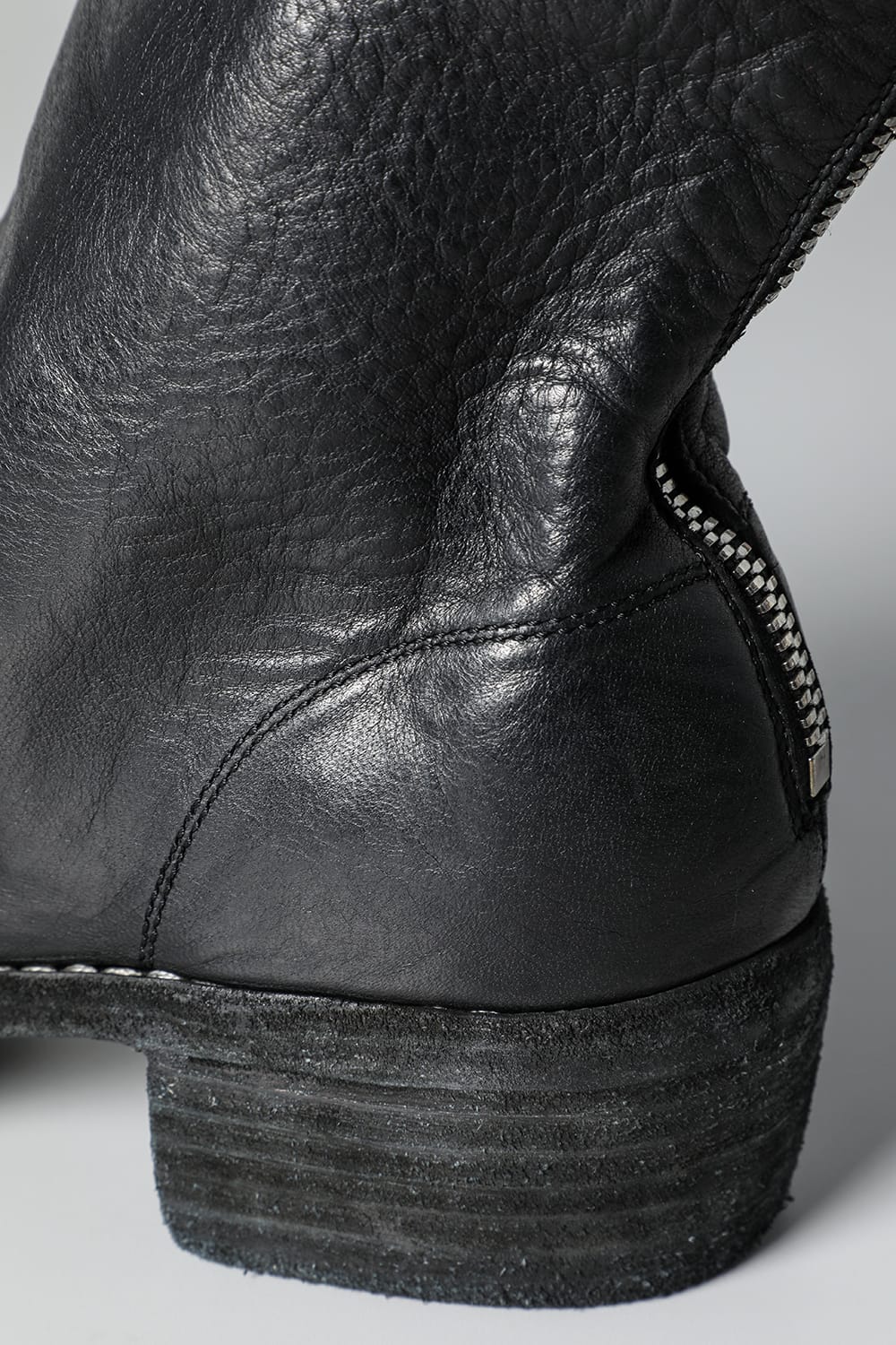 Short Back Zip Boots - Horse Full Grain Leather - 796Z