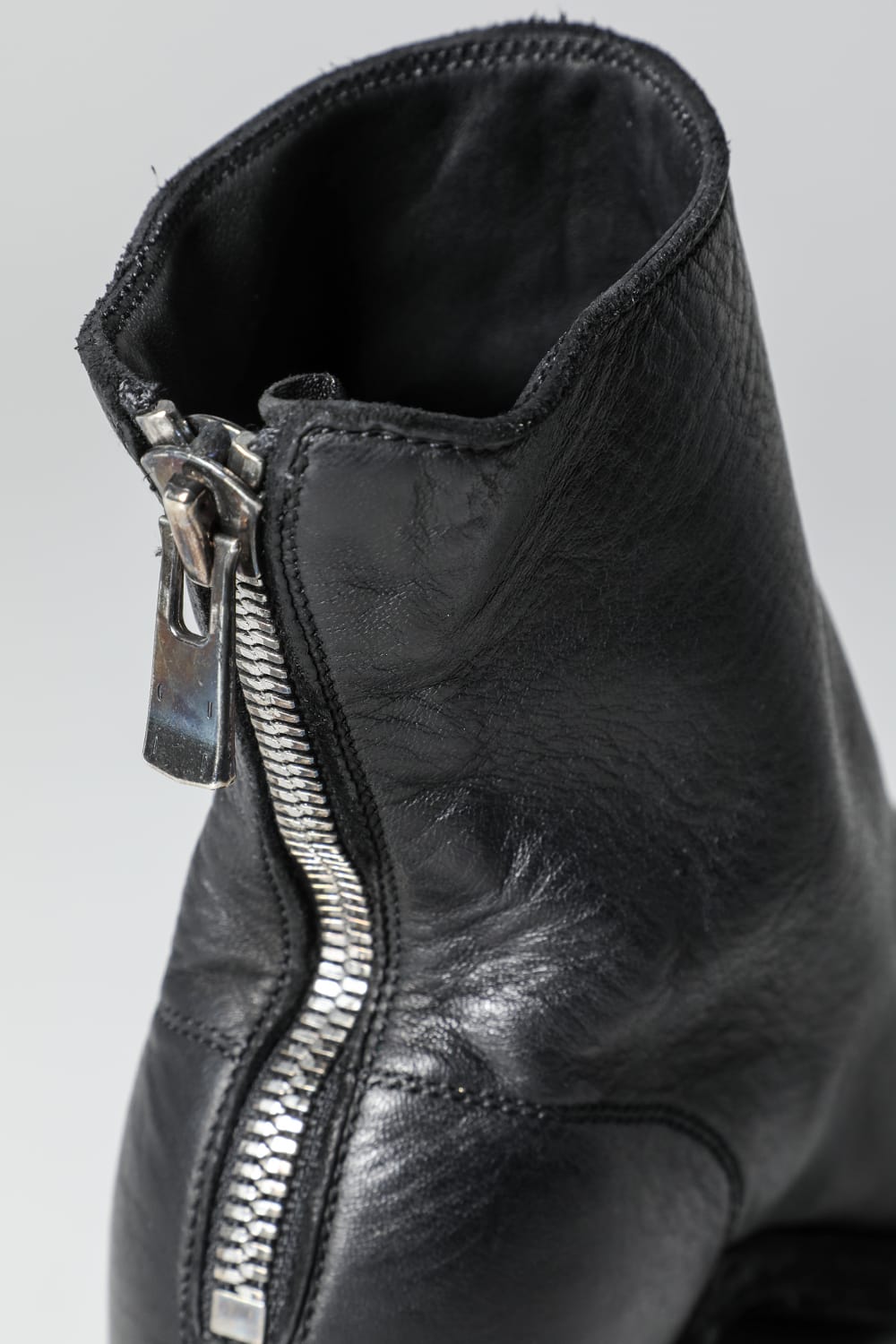 Short Back Zip Boots - Horse Full Grain Leather - 796Z