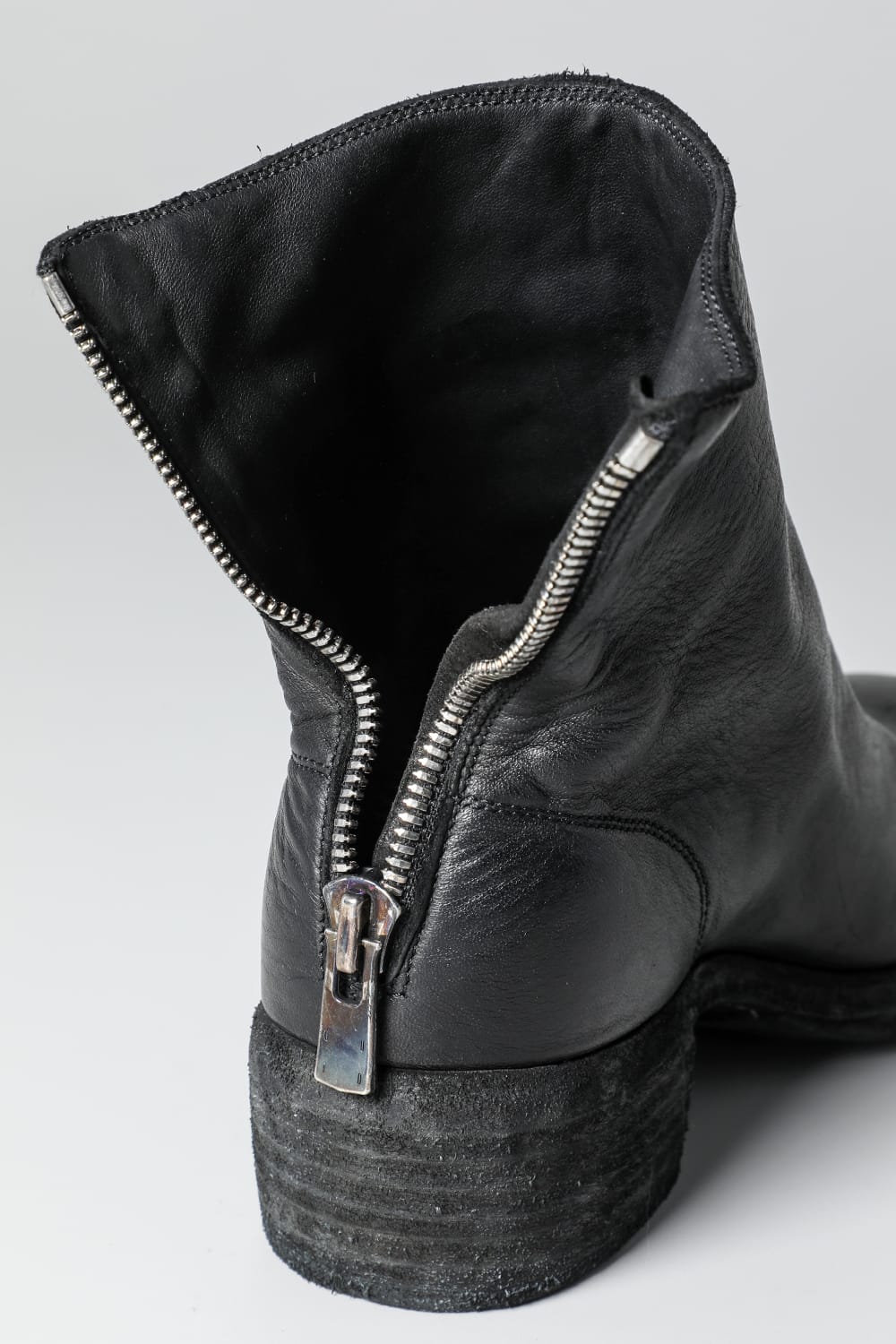 Short Back Zip Boots - Horse Full Grain Leather - 796Z
