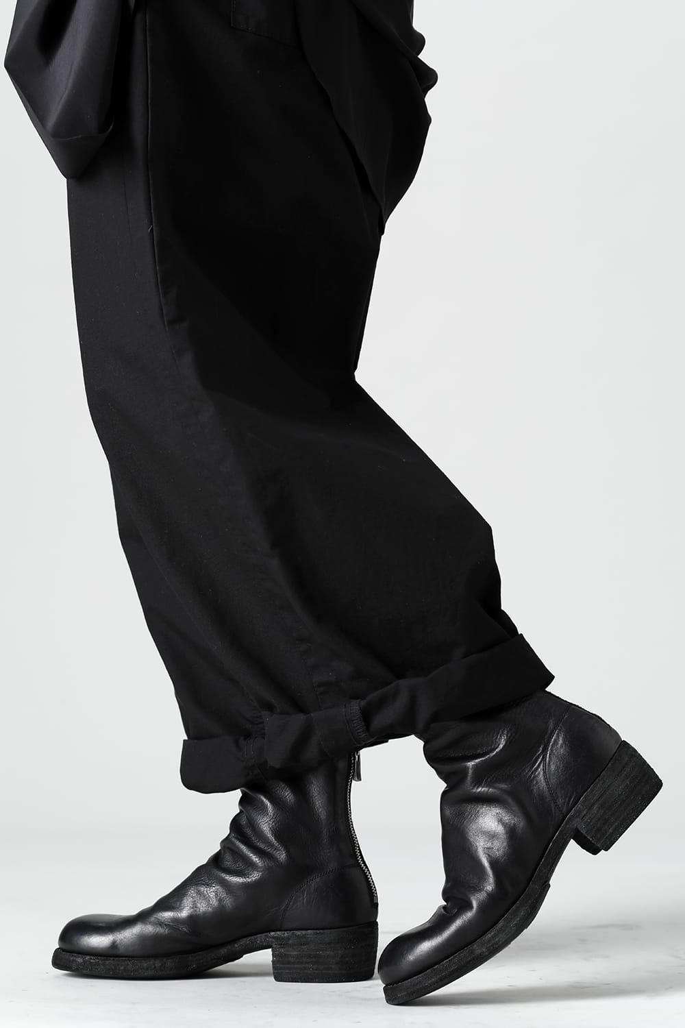 Short Back Zip Boots - Horse Full Grain Leather - 796Z