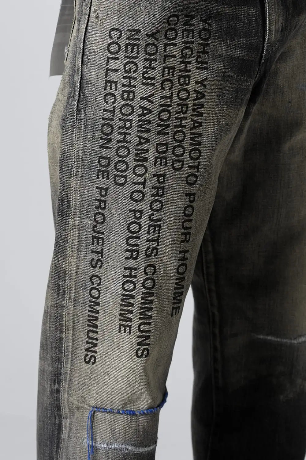 NEIGHBORHOOD x Yohji Yamamoto Denim Pants Black