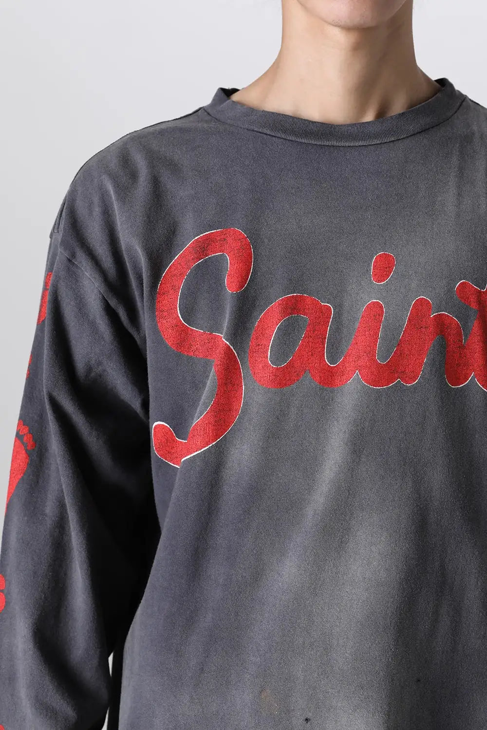 FOOT PRINT Long sleeve T-shirt