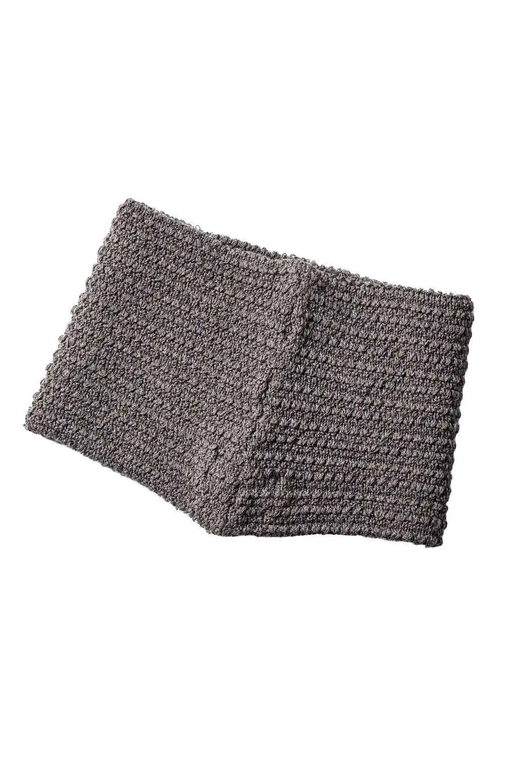 Knit headband cotton/nylon / linen Slate Gray
