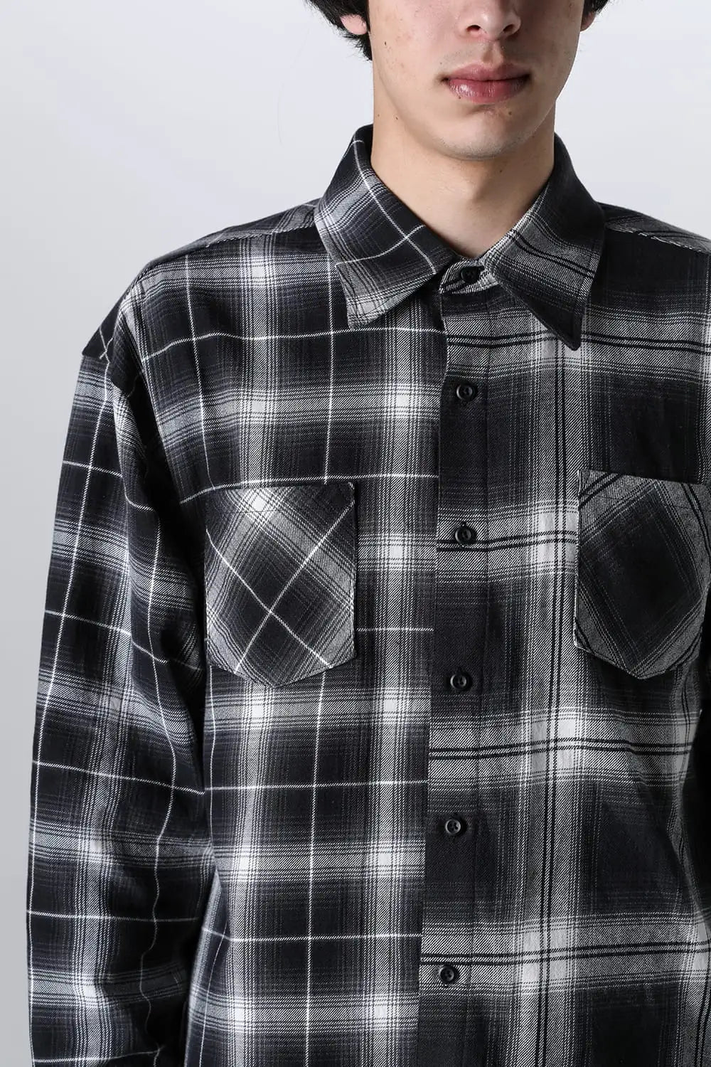 ドッキングシャツ ブラック