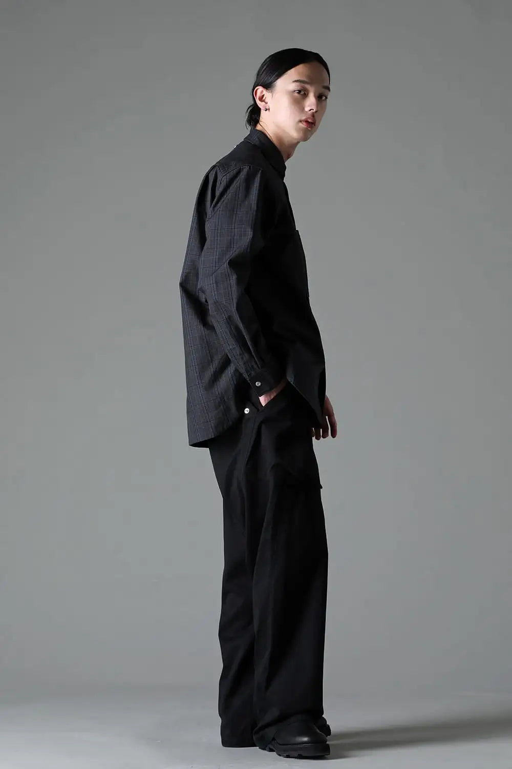 シャツブルゾン テクノタータンチェック