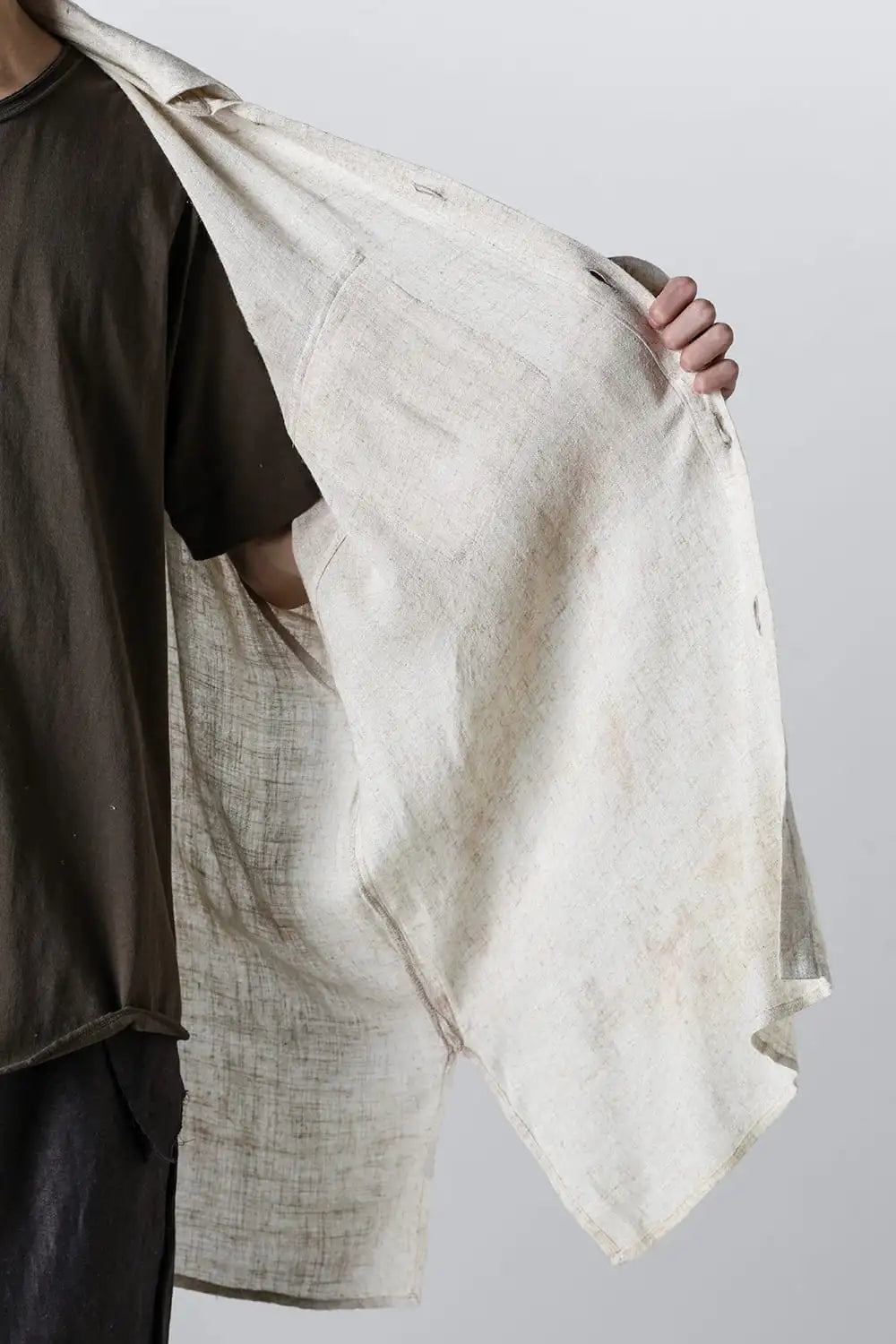 Hand Dyed DB Pocket Oversized Shirt