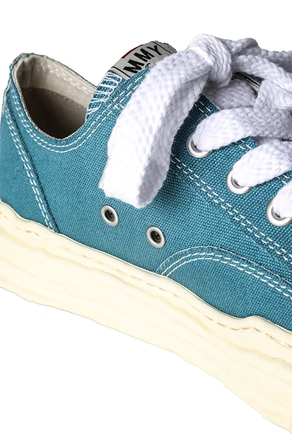 HANK- Original sole sneaker LOW Cut canvas Vintage like Sole Blue