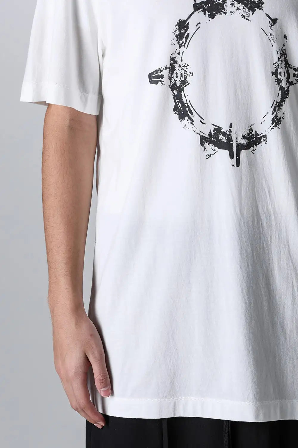 Cotton/Modal Jersey Regular T-shirt Off White