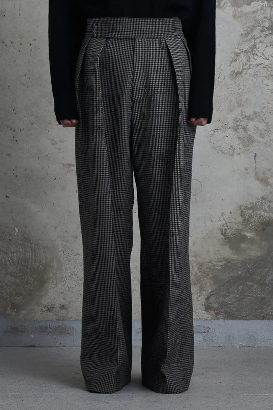 ライヒ プリーテッド トラウザーズ