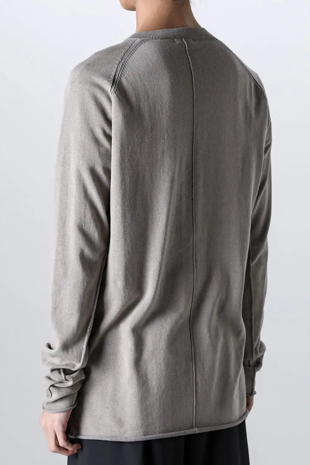 ロングスリーブハイツイストコットン Light Gray