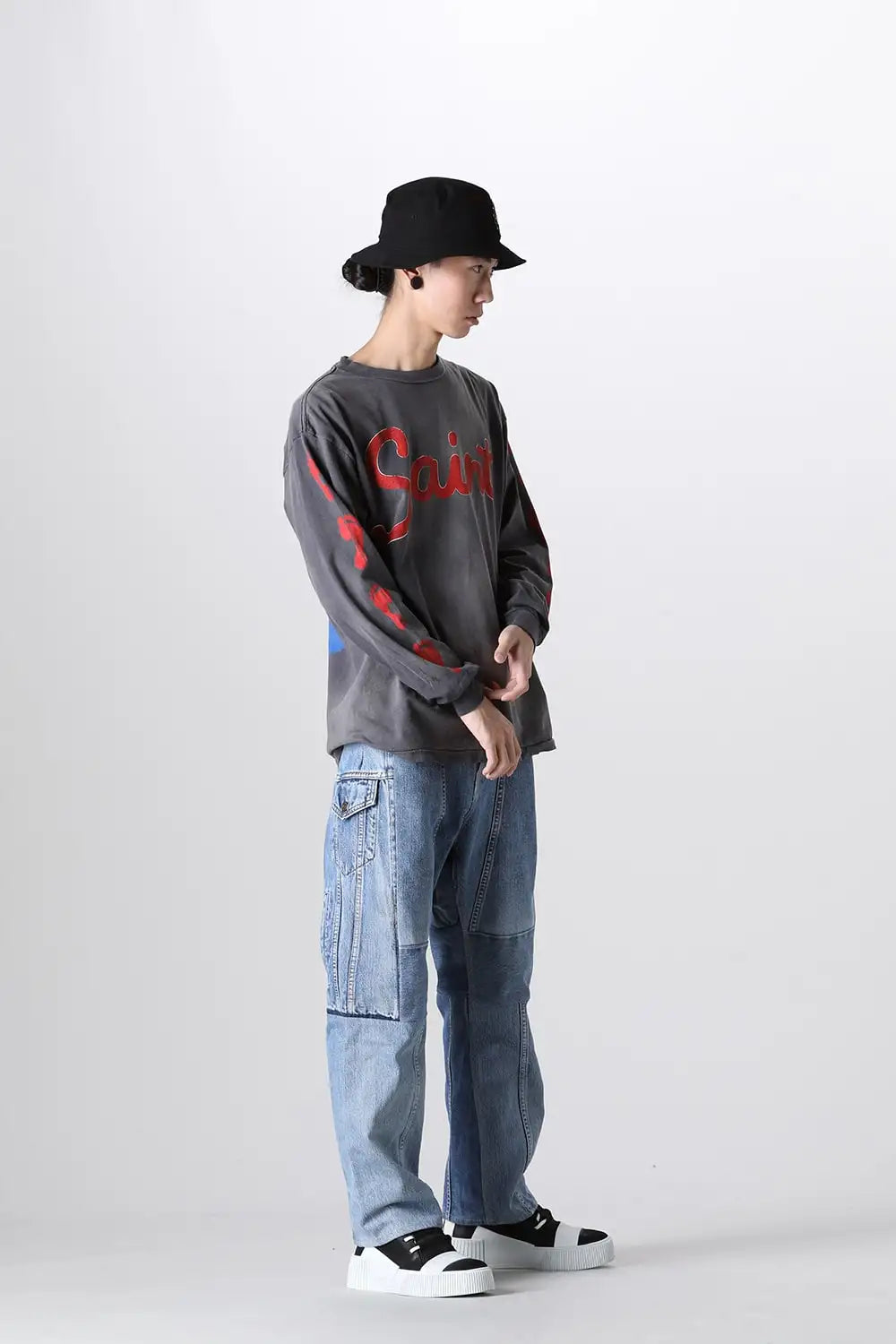 FOOT PRINT Long sleeve T-shirt