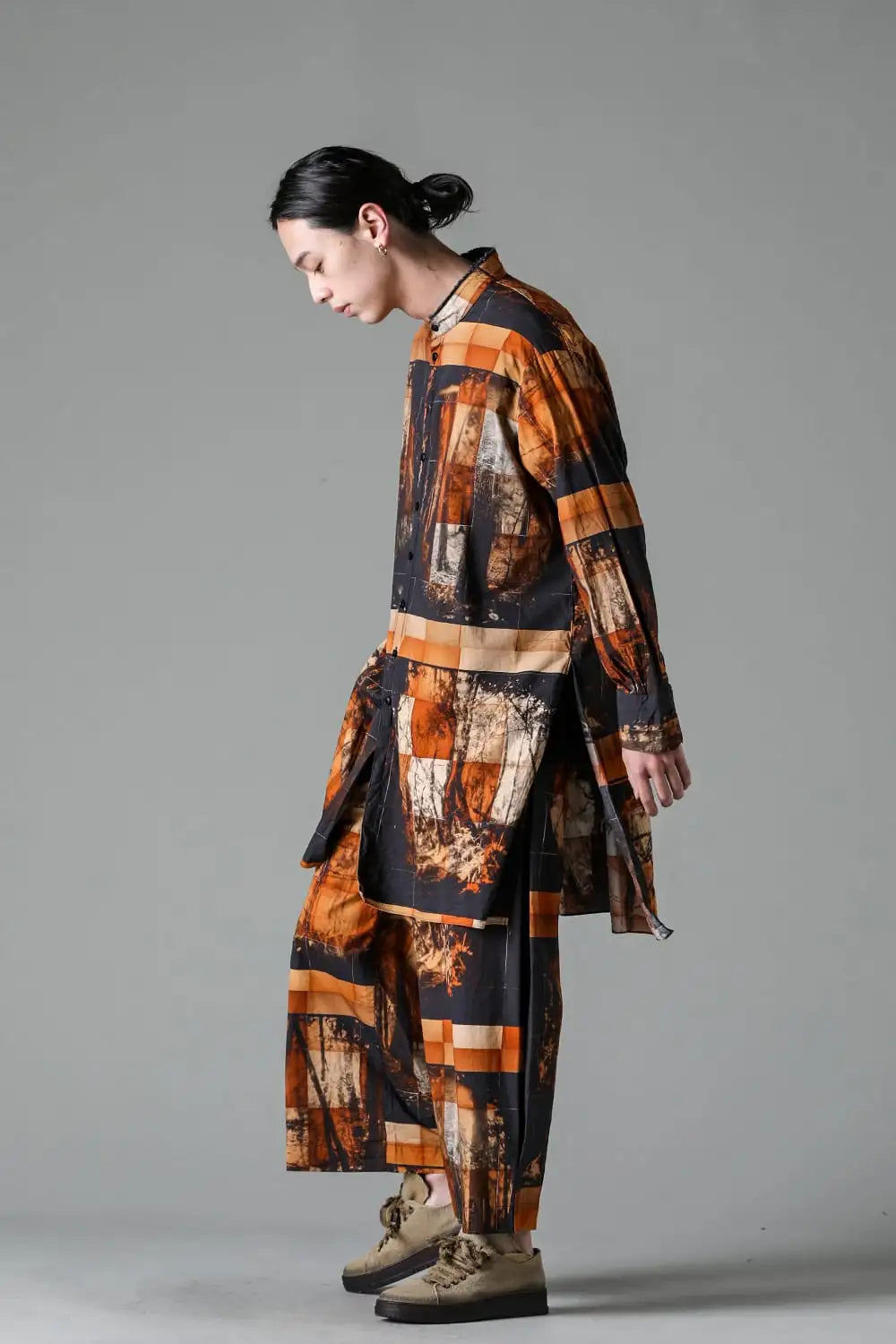 Yasu Forest Print Extra Long and wide Shirts/Coat