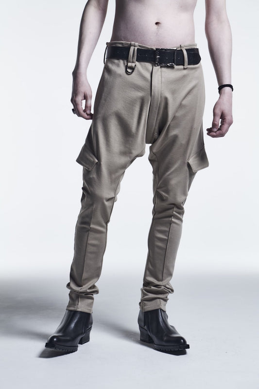 Saruel Cargo Pants Beige