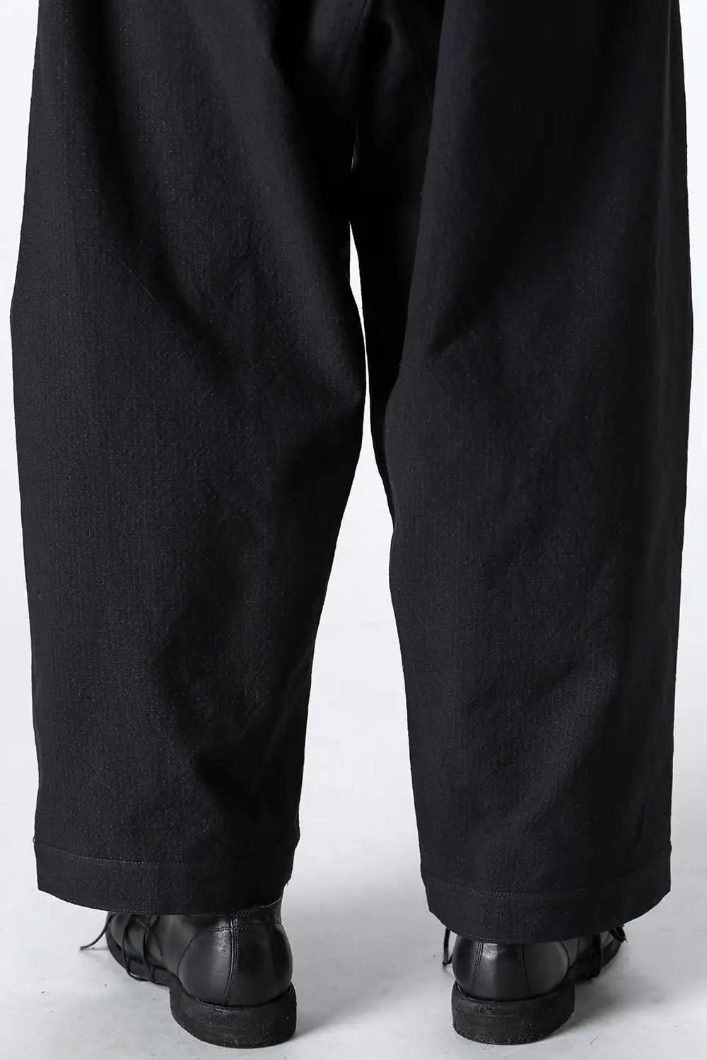 TROUSERS#80 Coarse Dense Twill Black