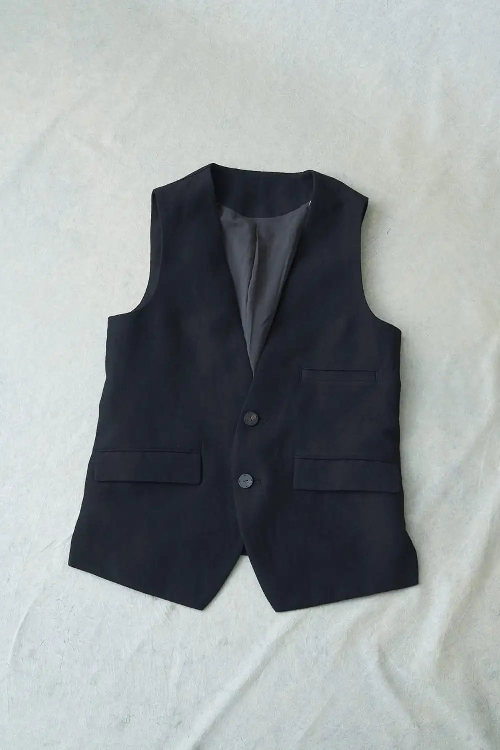 Vest wool / linen