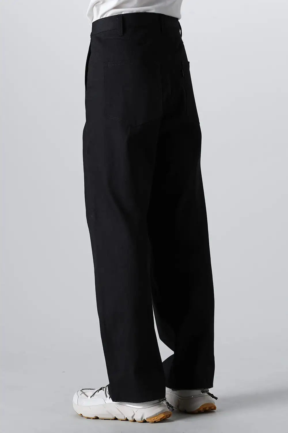 Denim Wide Pants  Black